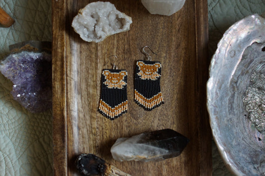 Dancing Bears (Black/Rust)