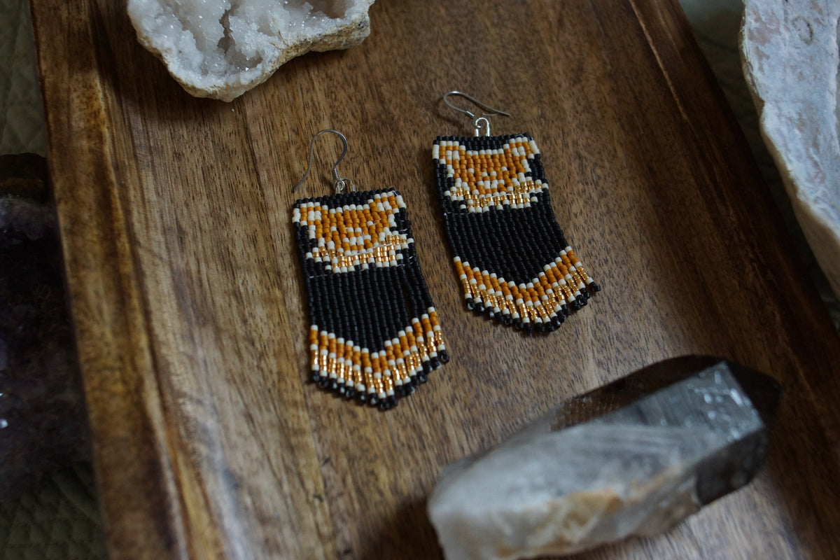 Dancing Bears (Black/Rust)