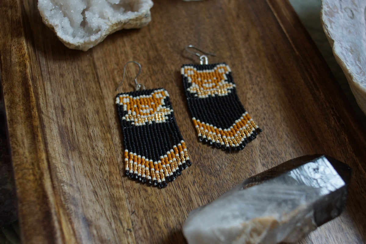 Dancing Bears (Black/Rust)