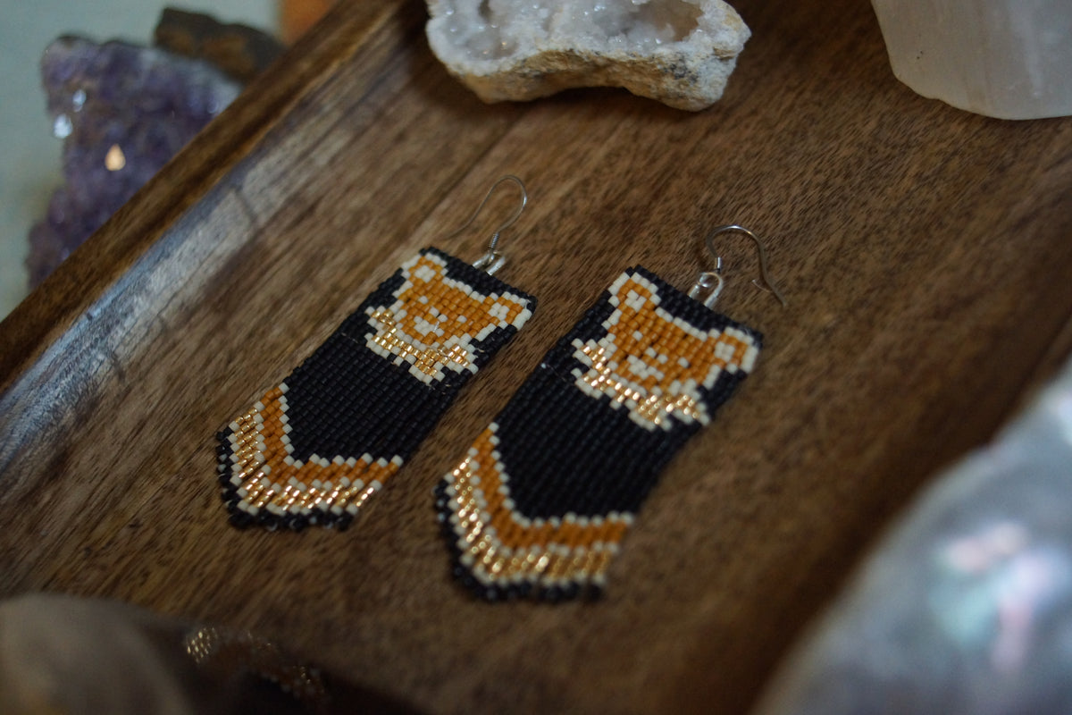 Dancing Bears (Black/Rust)