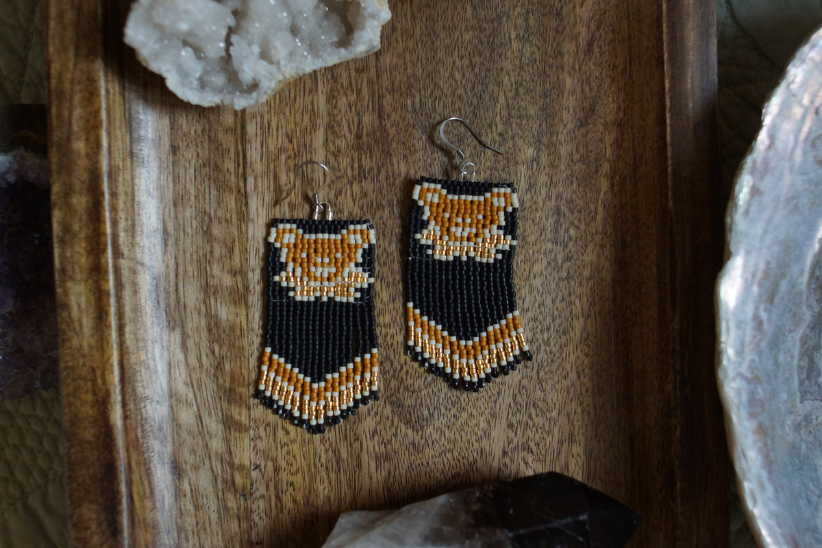 Dancing Bears (Black/Rust)