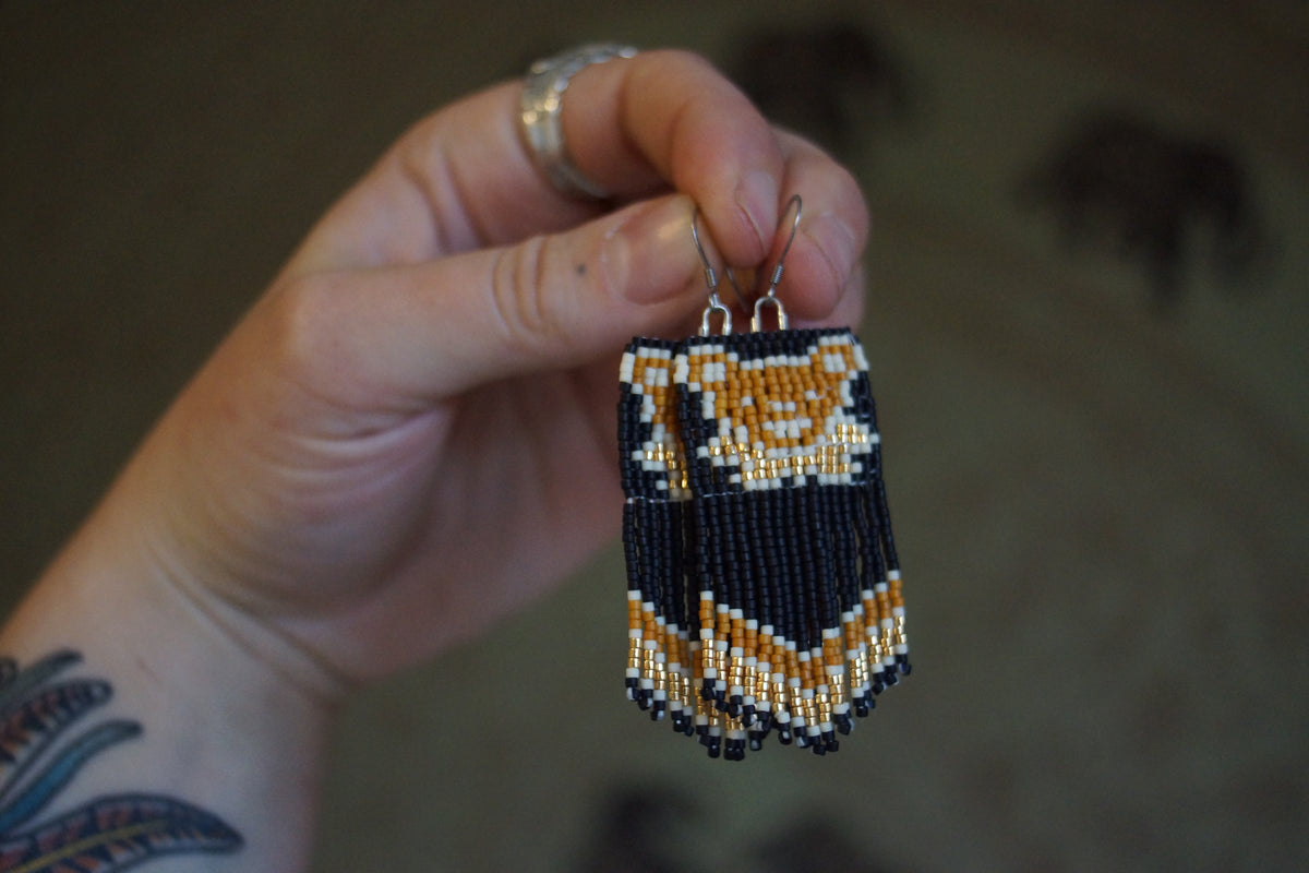 Dancing Bears (Black/Rust)