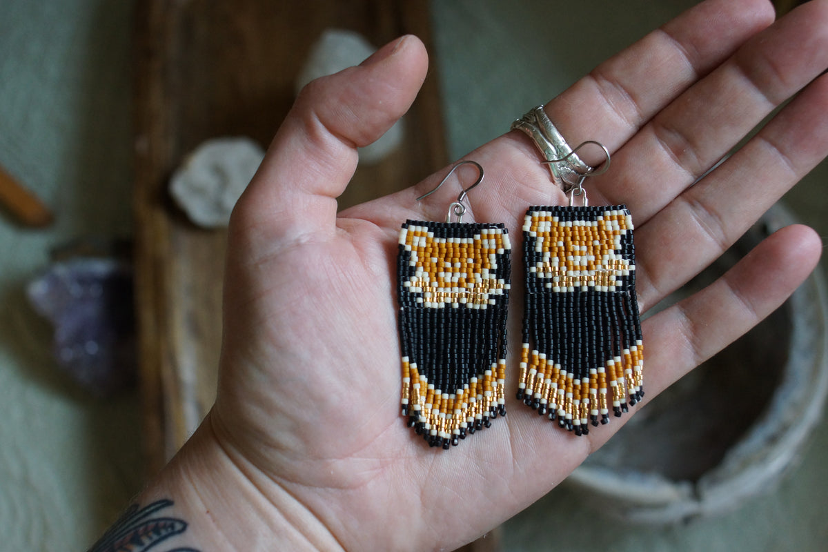 Dancing Bears (Black/Rust)