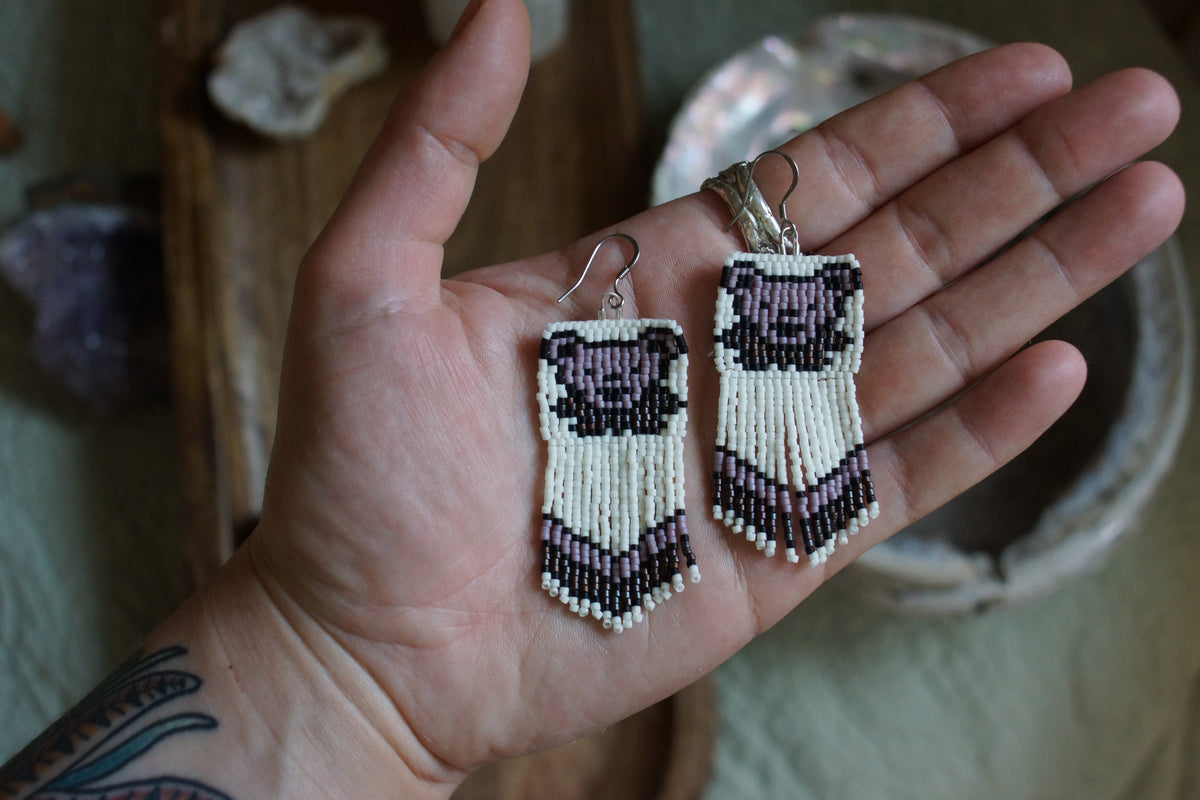 Dancing Bears (White/Purple)