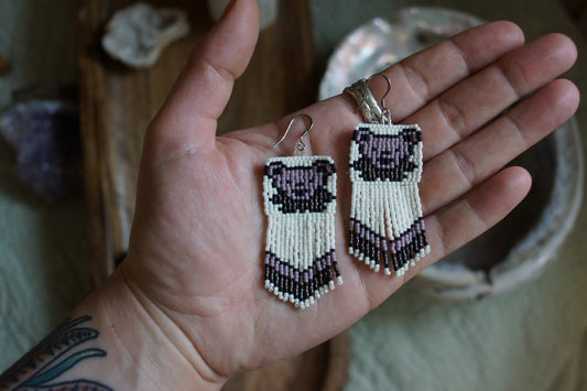 Dancing Bears (White/Purple)