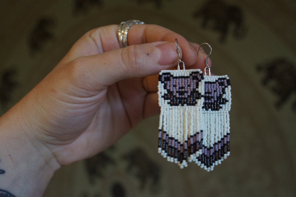 Dancing Bears (White/Purple)
