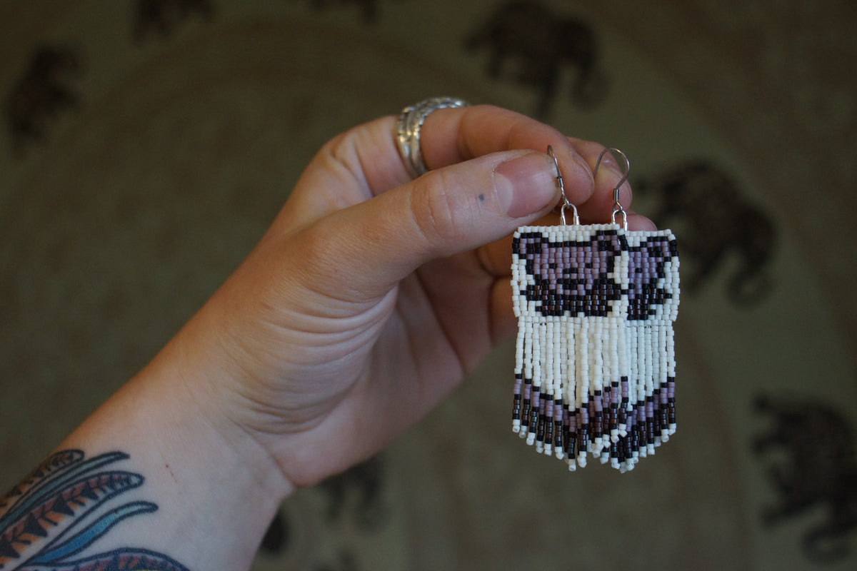 Dancing Bears (White/Purple)