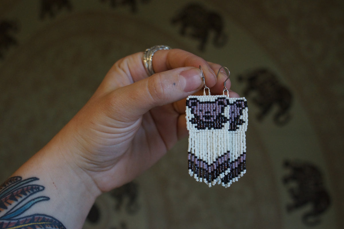 Dancing Bears (White/Purple)