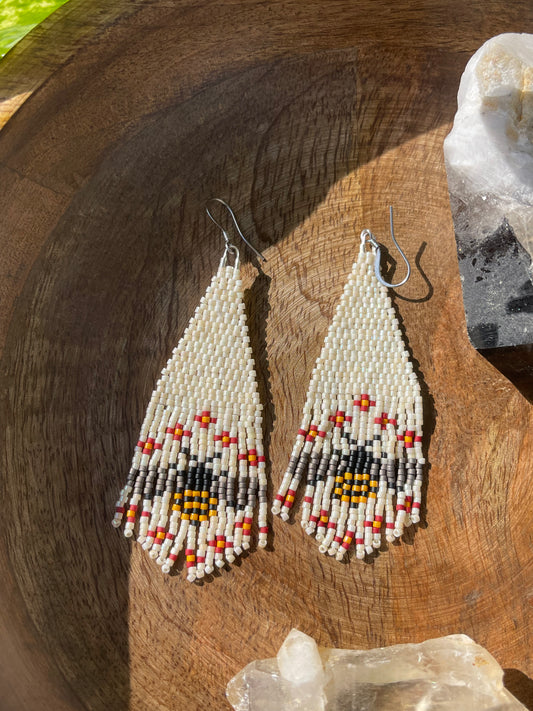 Bumblebee Fringe Earrings